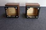 Pair of Midcentury Walnut Plinth Base Side Tables Attributed to Adrian Pearsall - Image 12