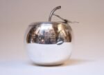 Vintage Italian Modernist Silver-Plated "Apple" Insulated Ice Bucket - Image 2