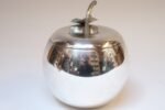 Vintage Italian Modernist Silver-Plated "Apple" Insulated Ice Bucket - Image 6