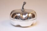 Vintage Italian Modernist Silver-Plated "Squash" Lidded Serving / Candy Dish - Image 2