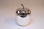 Vintage Italian Modern Silver-Plated "Pepper" Ice Bucket with Red Interior - Image 5