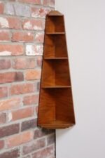 Art Deco Plywood Hanging Corner Shelf / Wall Bracket - Image 4