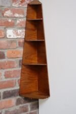 Art Deco Plywood Hanging Corner Shelf / Wall Bracket - Image 3
