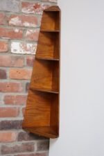 Art Deco Plywood Hanging Corner Shelf / Wall Bracket - Image 2