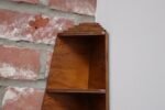 Art Deco Plywood Hanging Corner Shelf / Wall Bracket - Image 9