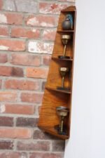 Art Deco Plywood Hanging Corner Shelf / Wall Bracket - Image 7