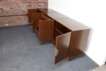 Set of Three Italian Modernist Mahogany Cabinets / Chests by Longato Arredamenti - Image 2