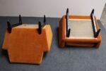 Pair of Italian Modernist Sculptural Lounge Chairs by Pizzetti - Image 18