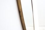 Italian Modern Oval Wall Mirror with Brass Frame after Gio Ponti - Image 17