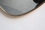 Italian Modern Oval Wall Mirror with Brass Frame after Gio Ponti - Image 19