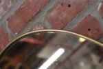Vintage Italian Elliptical Wall Mirror with Brass Frame after Gio Ponti - Image 20