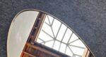 Italian Modern Oval Wall Mirror with Brass Frame after Gio Ponti - Image 22