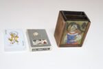 Vintage Polish Folk Art Hand-Painted Wooden Playing Card Holder by Irena Makowey - Image 5