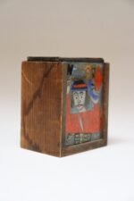 Vintage Polish Folk Art Hand-Painted Wooden Playing Card Holder by Irena Makowey - Image 10