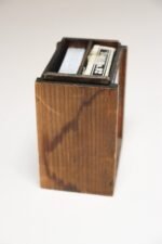 Vintage Polish Folk Art Hand-Painted Wooden Playing Card Holder by Irena Makowey - Image 11