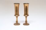 Pair of Vintage Arts and Crafts Style Copper Goblets / Bud Vases - Image 3
