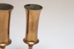 Pair of Vintage Arts and Crafts Style Copper Goblets / Bud Vases - Image 11