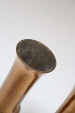 Pair of Vintage Arts and Crafts Style Copper Goblets / Bud Vases - Image 22