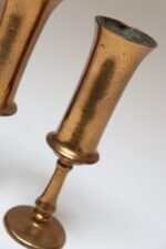 Pair of Vintage Arts and Crafts Style Copper Goblets / Bud Vases - Image 20