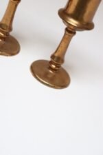 Pair of Vintage Arts and Crafts Style Copper Goblets / Bud Vases - Image 25