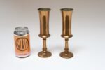 Pair of Vintage Arts and Crafts Style Copper Goblets / Bud Vases - Image 10