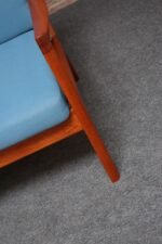 Danish Modern Four Seat Teak "Senator" Sofa by Ole Wanscher for France and Son - Image 21