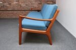 Danish Modern Four Seat Teak "Senator" Sofa by Ole Wanscher for France and Son - Image 11