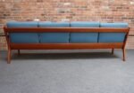 Danish Modern Four Seat Teak "Senator" Sofa by Ole Wanscher for France and Son - Image 17
