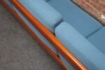 Danish Modern Four Seat Teak "Senator" Sofa by Ole Wanscher for France and Son - Image 38