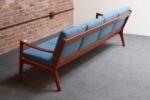 Danish Modern Four Seat Teak "Senator" Sofa by Ole Wanscher for France and Son - Image 16