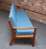 Danish Modern Four Seat Teak "Senator" Sofa by Ole Wanscher for France and Son - Image 7
