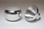 Italian Modernist Polished Aluminum "Pear" Ice Bucket - Image 8