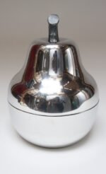 Italian Modernist Polished Aluminum "Pear" Ice Bucket - Image 3