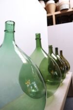 Vintage Italian Emerald Green Blown Glass Teardrop-Form Demijohn Carboy - Image 22