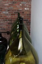 Vintage Italian Emerald Green Blown Glass Teardrop-Form Demijohn Carboy - Image 19