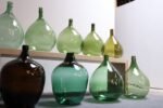 Vintage Italian Mouth Blown Glass Bulbous Demijohn in Seafoam Green - Image 37