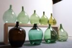 Vintage Italian Emerald Green Blown Glass Teardrop-Form Demijohn Carboy - Image 16