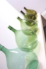 Vintage Italian Emerald Green Blown Glass Teardrop-Form Demijohn Carboy - Image 12