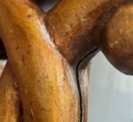 Vintage Jo Mead Painted Composite Pretzel and Crown Mirrored Bakery Trade Sign - Image 17