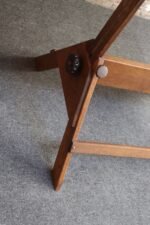 Vintage Industrial Anco Bilt Cast Iron and Oak Drafting Table with Steel Surface - Image 25