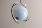 Vintage Italian Blue Glass "Saturn" Pendant After Gio Ponti and Pietro Chiesa - Image 6