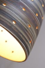 Vintage Matte Stoneware "Beehive" Pendant Lamp by Jane and Gordon Martz - Image 14