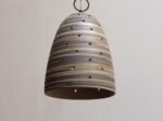 Vintage Matte Stoneware "Beehive" Pendant Lamp by Jane and Gordon Martz - Image 8