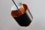 Set of Three Danish Tunika Copper Pendant Lamps by Jo Hammerborg for Fog & Mørup - Image 27