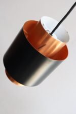 Set of Three Danish Tunika Copper Pendant Lamps by Jo Hammerborg for Fog & Mørup - Image 28