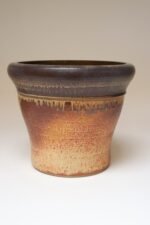 Large Vintage Studio Pottery Ombré Planter and Draining Saucer by Deanna Nichols - Image 5