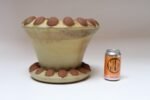 Large Mid-Century Modern Glazed Terracotta Planter with Saucer by Deanna Nichols - Image 9