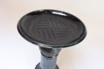 Vintage Studio Pottery Metallic Blue Pedestal / Votive Holder by Deanna Nichols - Image 22