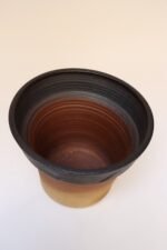 Mid-Century American Modern Ribbed Studio Pottery Planter Vase by Deanna Nichols - Image 6