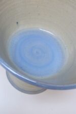 Vintage Incised Studio Pottery Compote Vase with Shell Motif by Deanna Nichols - Image 12